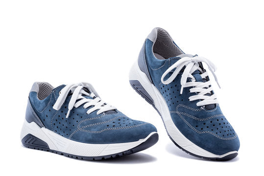 Blue Casual Sneakers for Men – Lightweight Comfortable Walking Shoes