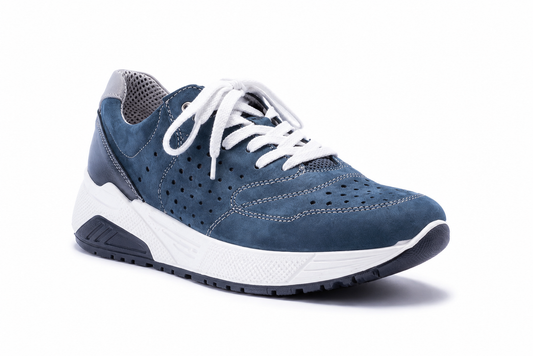 Blue Casual Sneakers for Men – Lightweight Comfortable Walking Shoes